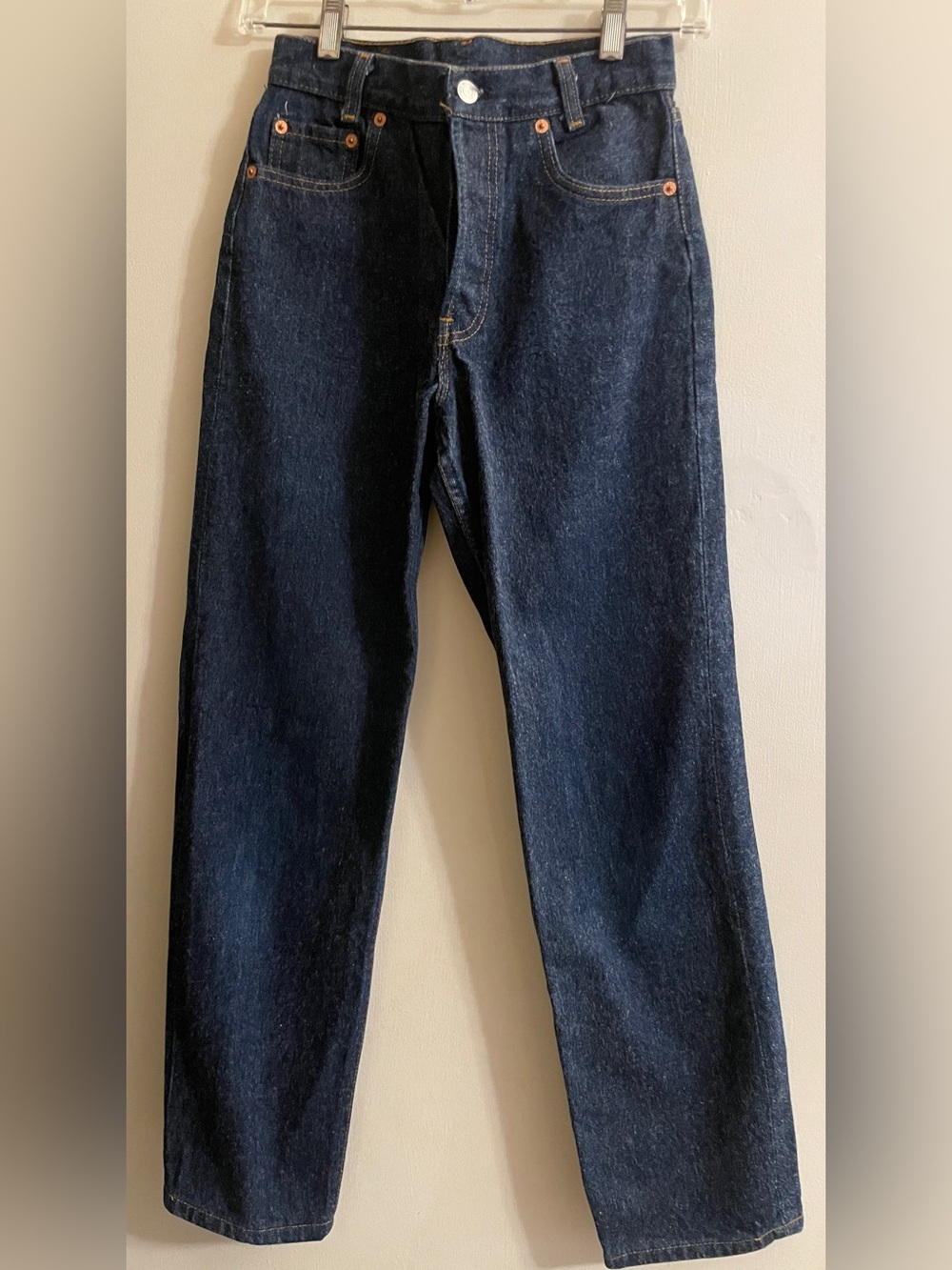 Vintage Levi's 701 Student Denim in Dark Wash